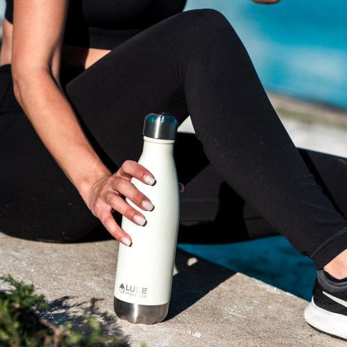 17oz Insulated Stainless Steel Water Bottle - Star White