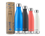 Load image into Gallery viewer, 17oz Insulated Stainless Steel Water Bottle - Gulf Blue
