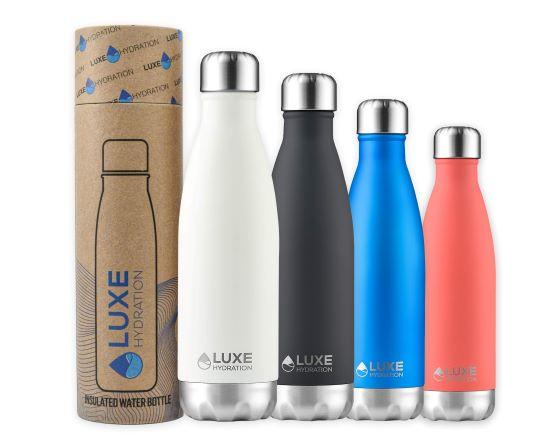 17oz Insulated Stainless Steel Water Bottle - Star White