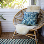 Load image into Gallery viewer, Batik Pillow | Blue and Green
