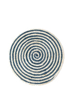 Load image into Gallery viewer, Spiral Placemat - Blue (Set of 4)
