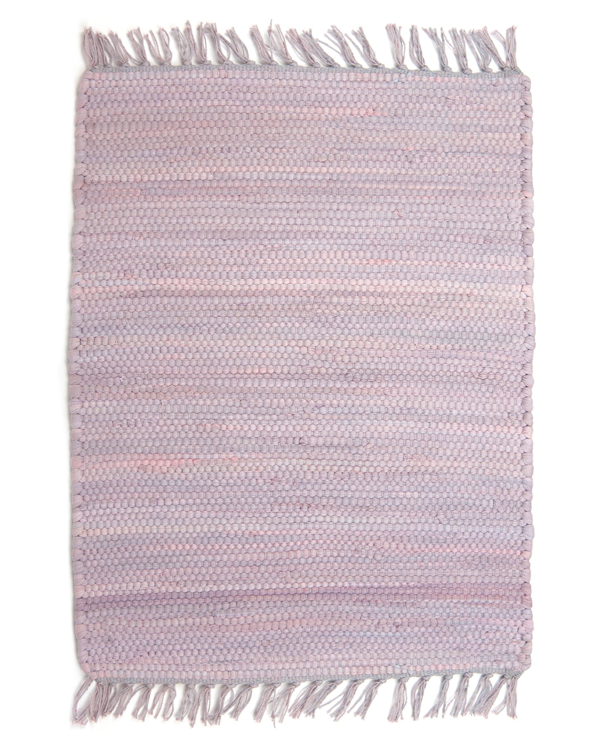 Chindi placemat in lilac