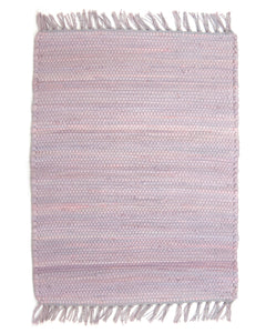 Chindi placemat in lilac