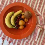 Load image into Gallery viewer, Striped Tablecloth Set - Magenta
